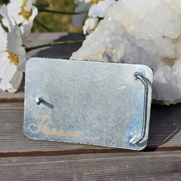 Handmade custom crystal belt buckle - Picture 6 of 9